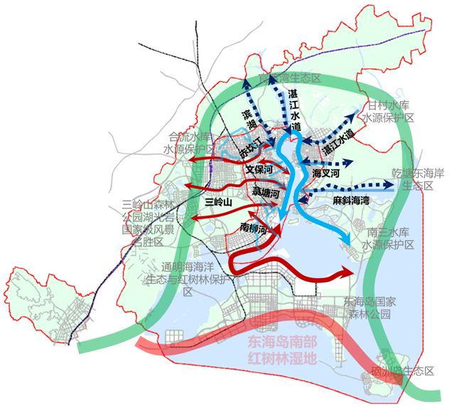 城市双修背景下的南方滨海城市生态修复规划