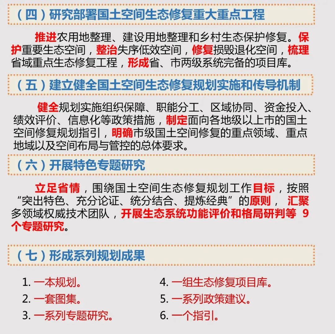 政策解读︱《广东省国土空间生态修复规划(2020-2035 年)编制工作方案》解读