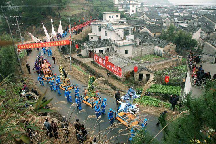 【安徽省省级非遗】民俗—— 石川“游龙舟、抬五帝、跳旗”