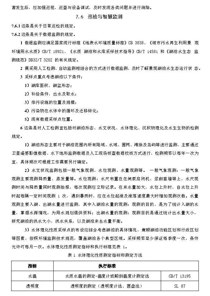 政策︱广东省标准《城市景观湖泊水生态修复与运维技术规程》开始征求意见