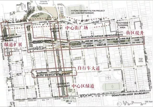 【资讯】 “存量型”城市设计策略——以美国伯克利市中心区规划为例