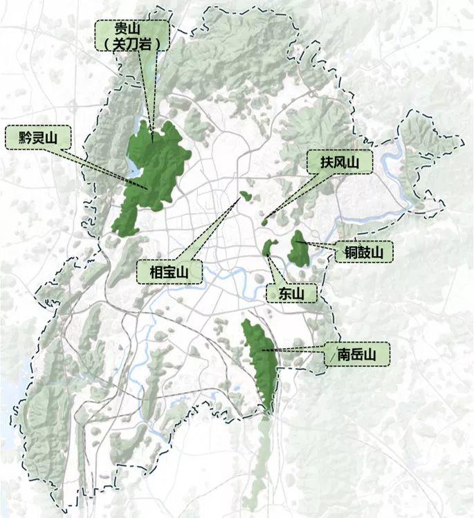 城市数据嘉年华：贵阳市中心城区山体保护利用专项规划