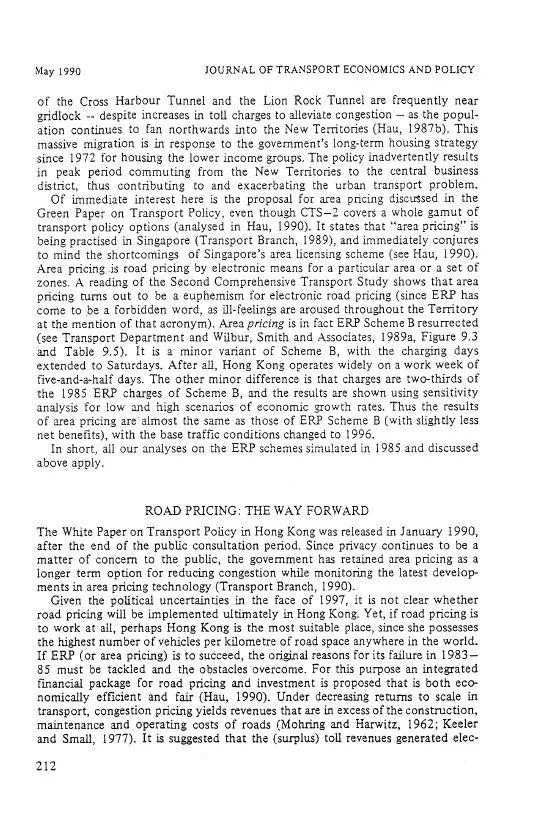 治堵通鉴︱拥堵收费的前世今生…(II)