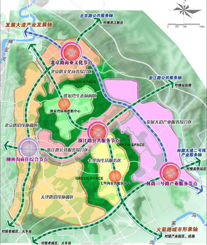 【获奖项目】十堰市熊家湾—七里沟片区控制性详细规划