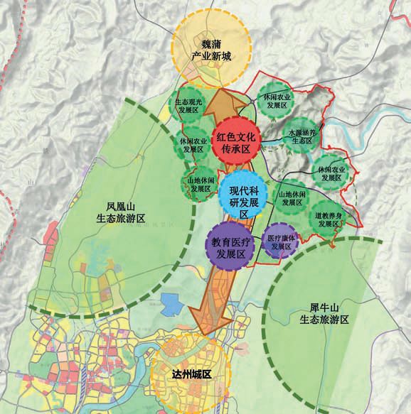 【2018.7期】山水城市理念下的川东北特色小城镇规划浅谈——以达州市罗江镇为例