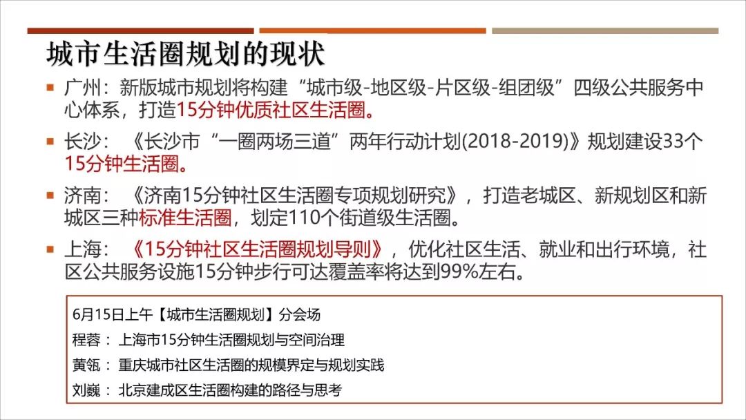 【资讯】干货！城市生活圈规划：从研究到实践