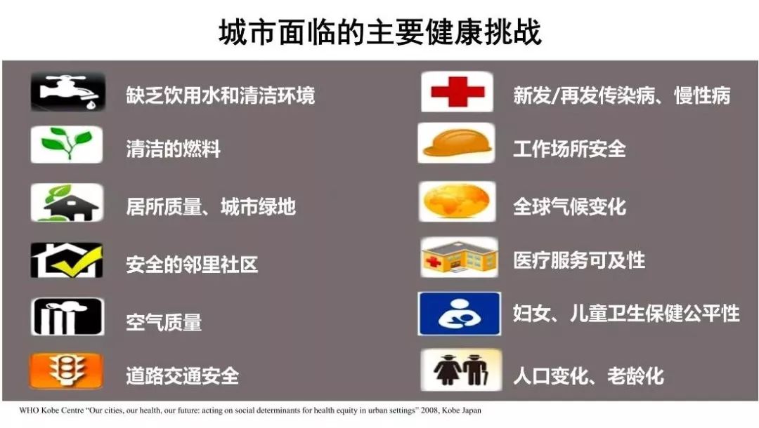 PPT合集分享：不同维度的健康城市研究与实践
