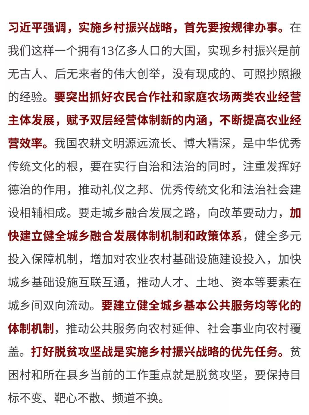 习近平：把乡村振兴战略作为新时代“三农”工作总抓手