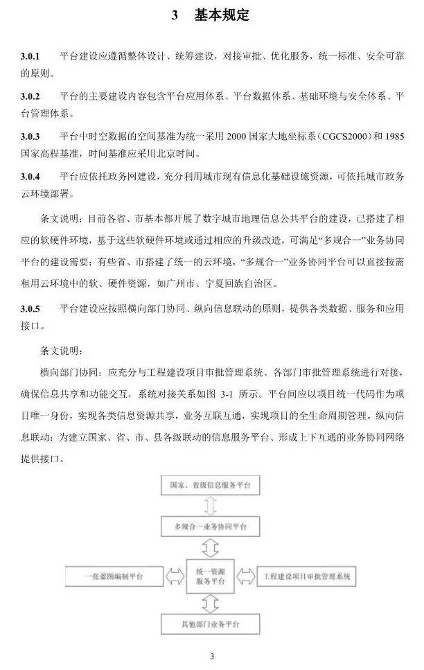 【政策】住建部就《“多规合一”业务协同平台技术标准》征求意见
