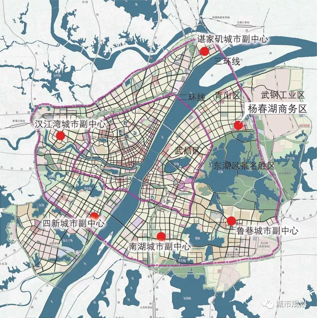 【文章导读】武汉市杨春湖商务区规划设计策略