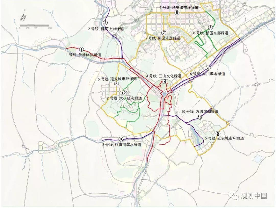 延安双修之绿道篇——延安市老城区绿道网络建设规划工作体会
