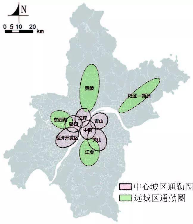 【文章精选】郭亮 毕瑜菲 黄建中 等| 大城市职住空间特征的多尺度比较与分析——以武汉为例| 2018年第5期
