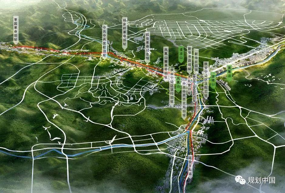 延安双修之绿道篇——延安市老城区绿道网络建设规划工作体会