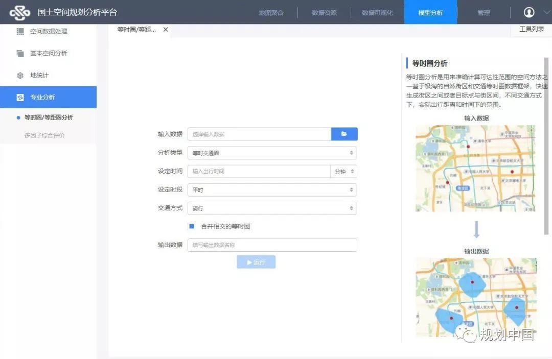 “数据+工具”的在线分析平台——“空间规划分析平台”简介