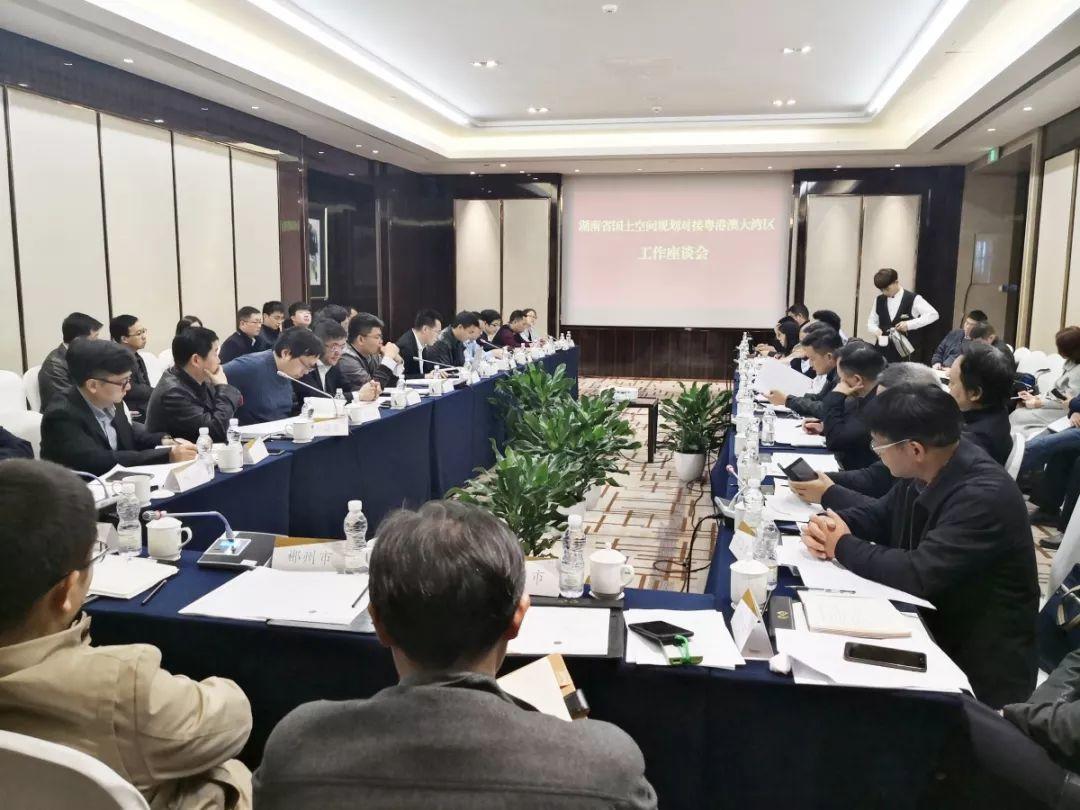 风向︱李建平应邀参与湖南省国土空间规划对接粤港澳大湾区工作座谈会