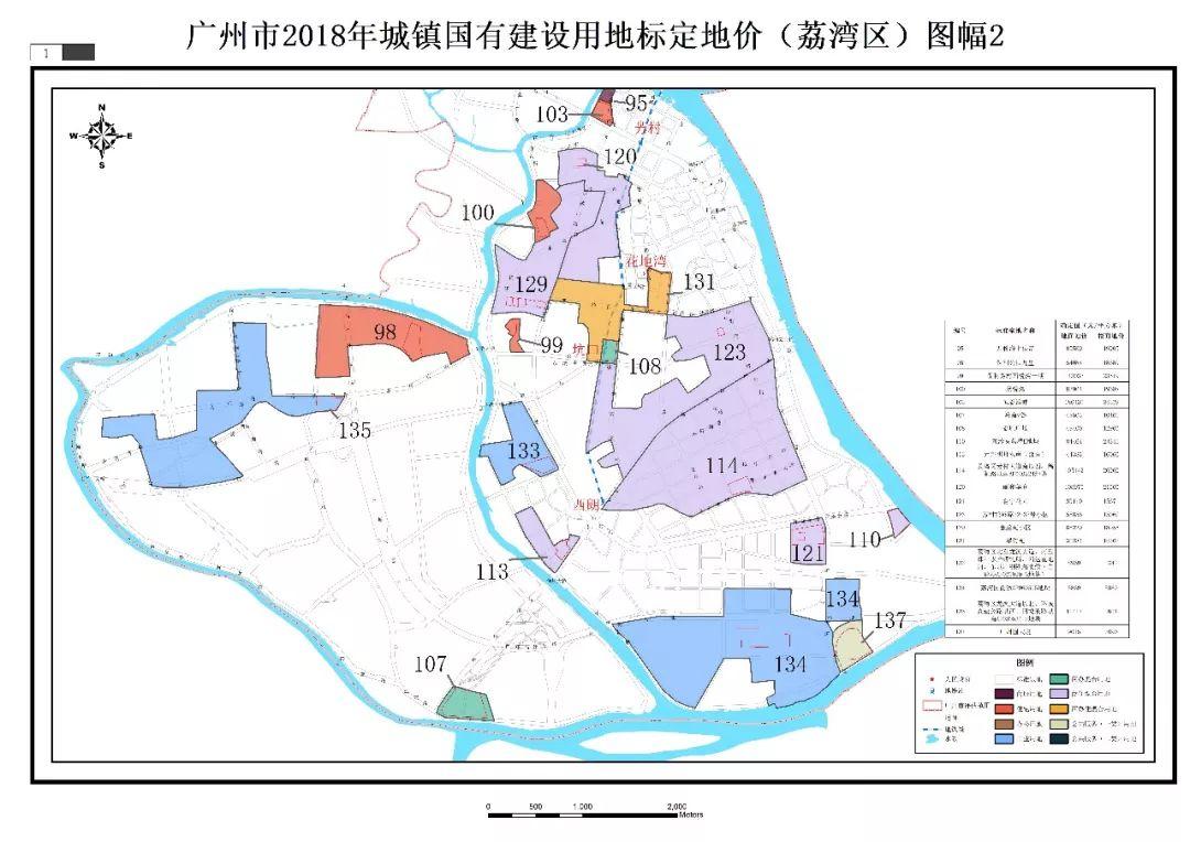 政策︱7月1日起施行！广州公布2018年城镇国有建设用地标定地价
