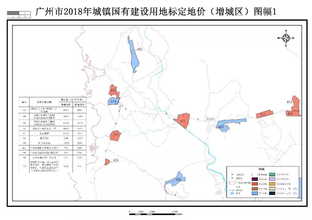 政策︱7月1日起施行！广州公布2018年城镇国有建设用地标定地价