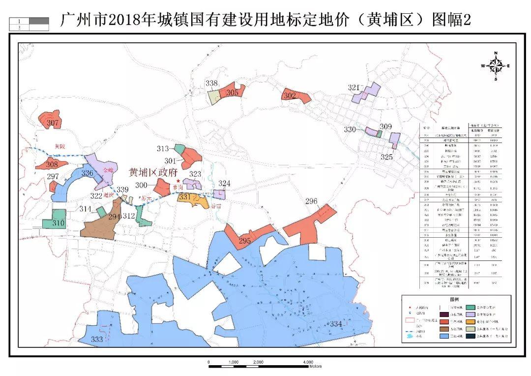 政策︱7月1日起施行！广州公布2018年城镇国有建设用地标定地价