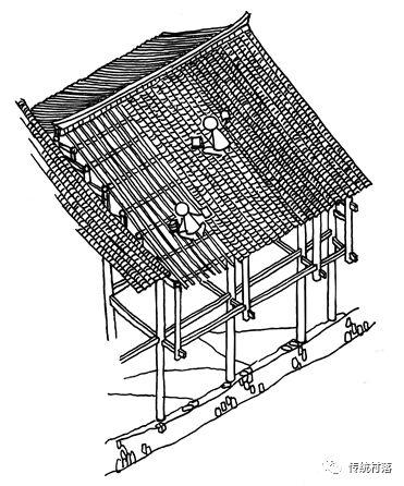 图解广西龙脊干栏住宅的建造