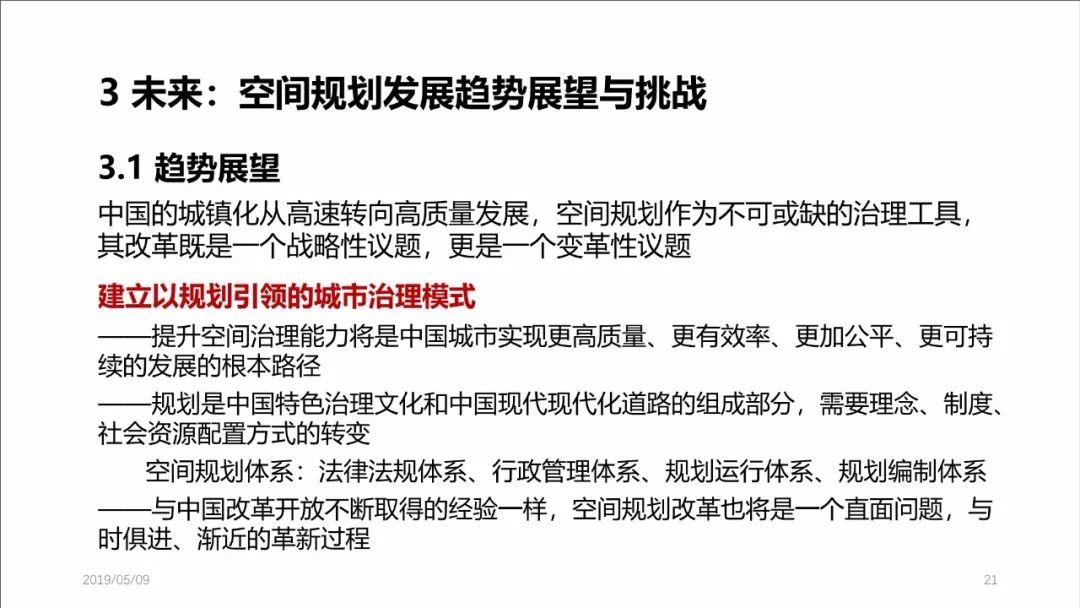 PPT分享——张尚武：空间规划体系改革：初心、使命与未来