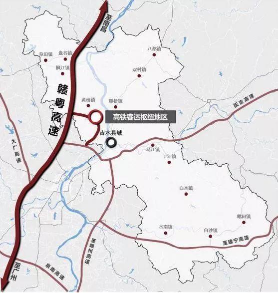 吉安市吉水县高铁新区概念规划∣成果