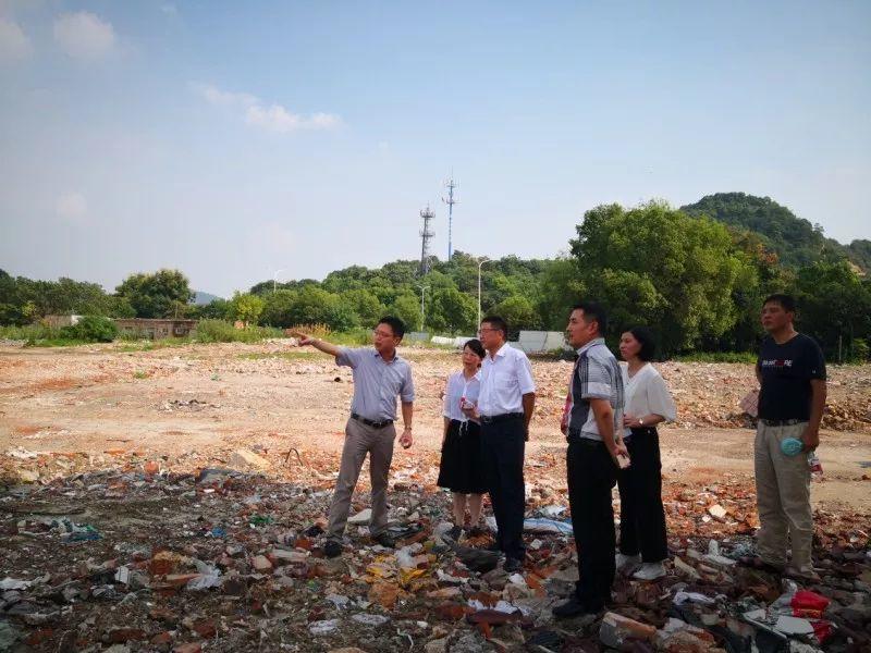 陈祥荣局长带队检查集体土地拆房工地安全生产和扬尘防控工作