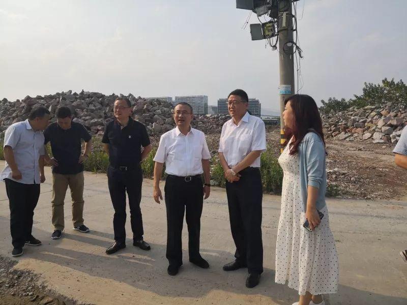 陈祥荣局长带队检查集体土地拆房工地安全生产和扬尘防控工作