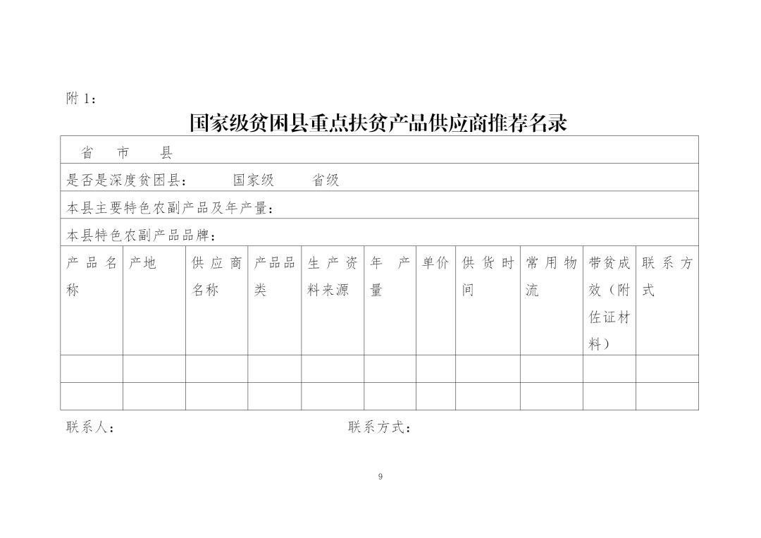 全文 | 财政部印发《政府采购贫困地区农副产品实施方案》