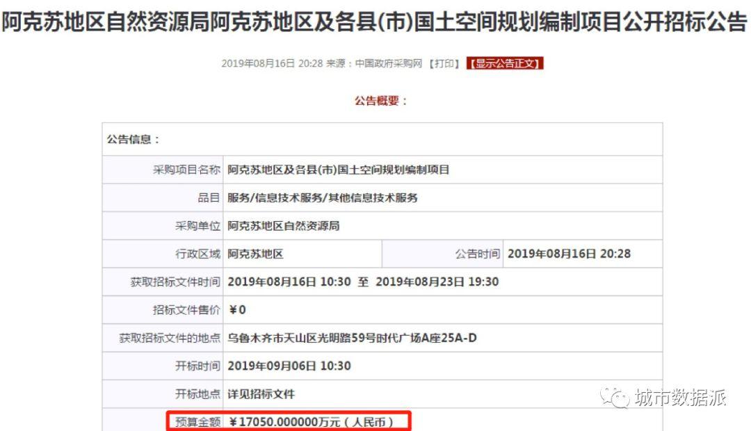 想中标1.7亿国土空间规划？这绝对是你的神助力丨城市数据派