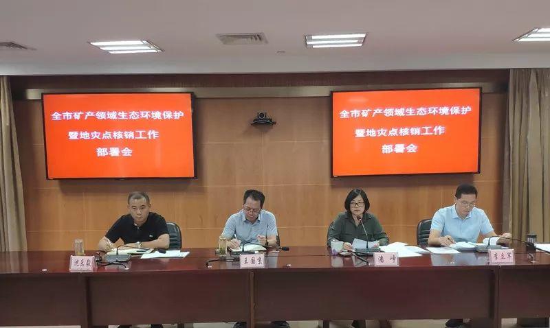 市局召开全市矿产资源领域生态环境保护工作暨省政府民生实事地质灾害隐患点核销工作部署会