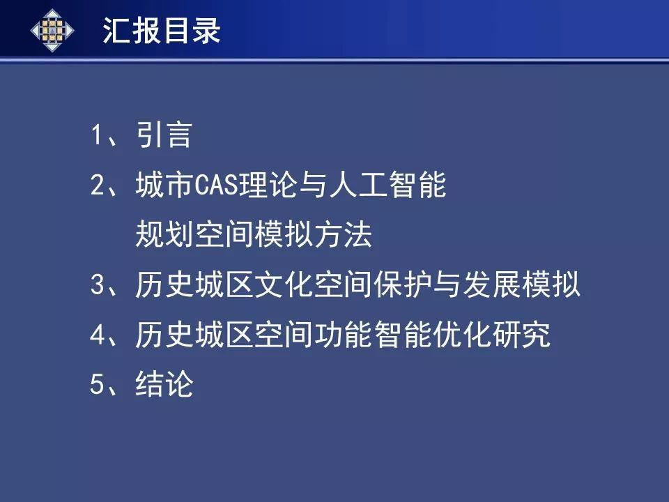 资讯︱基于人工智能模拟的历史文化名城空间保护规划研究