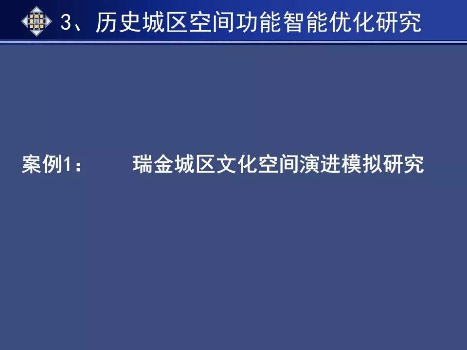 资讯︱基于人工智能模拟的历史文化名城空间保护规划研究