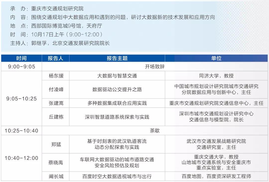 pick哪款?2019中国城市交通规划年会日程发布 pick哪款?2019中国城市交通规划年会日程发布