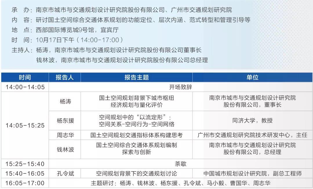 pick哪款?2019中国城市交通规划年会日程发布 pick哪款?2019中国城市交通规划年会日程发布