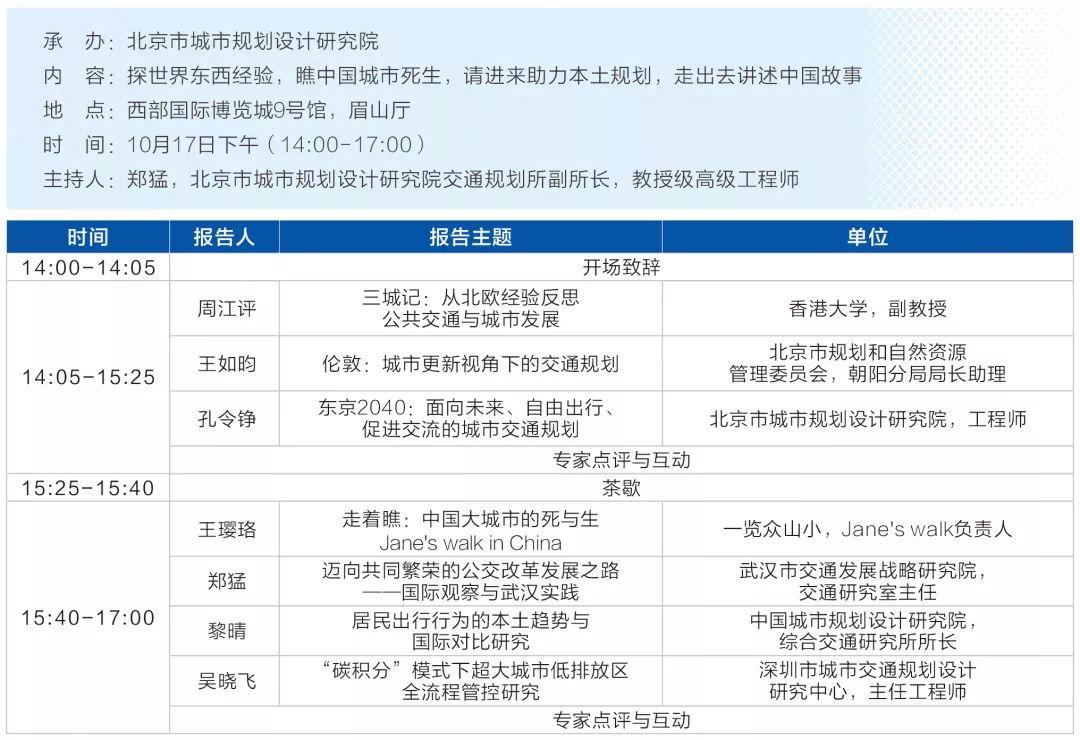 pick哪款?2019中国城市交通规划年会日程发布 pick哪款?2019中国城市交通规划年会日程发布