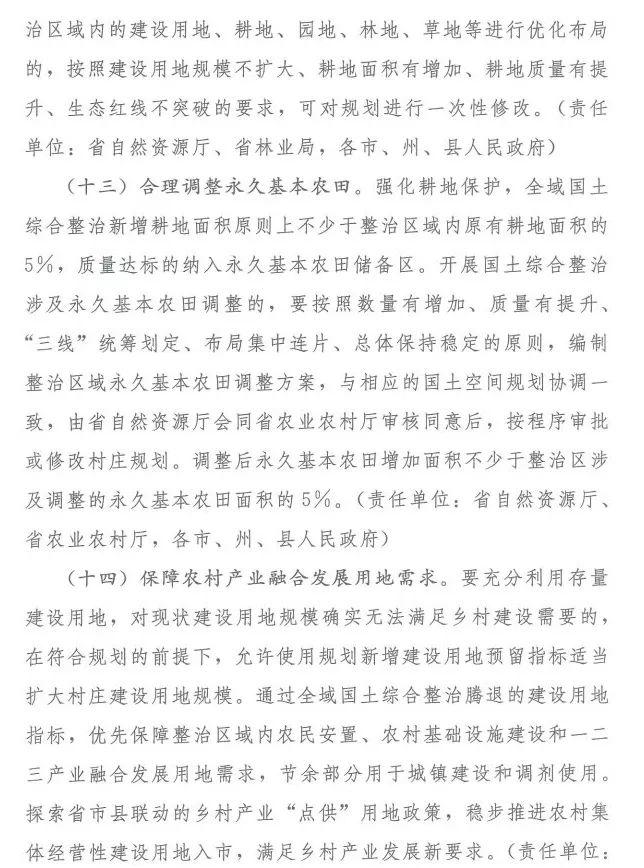 政策︱可优化国土空间规划布局！湖北省出台推进全域国土综合整治的意见