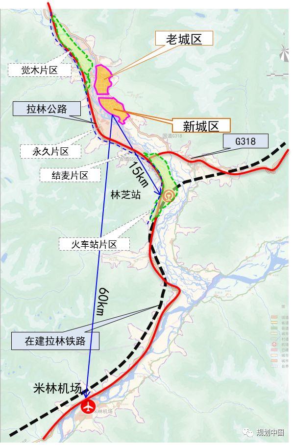 增存量并重阶段旅游城市中心城区特色发展策略——以《林芝市四片区控制性详细规划》为例