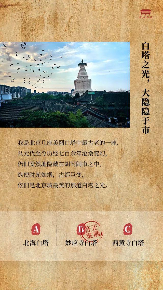 开奖啦！你是印迹君一直在等待的“北京迷”吗？