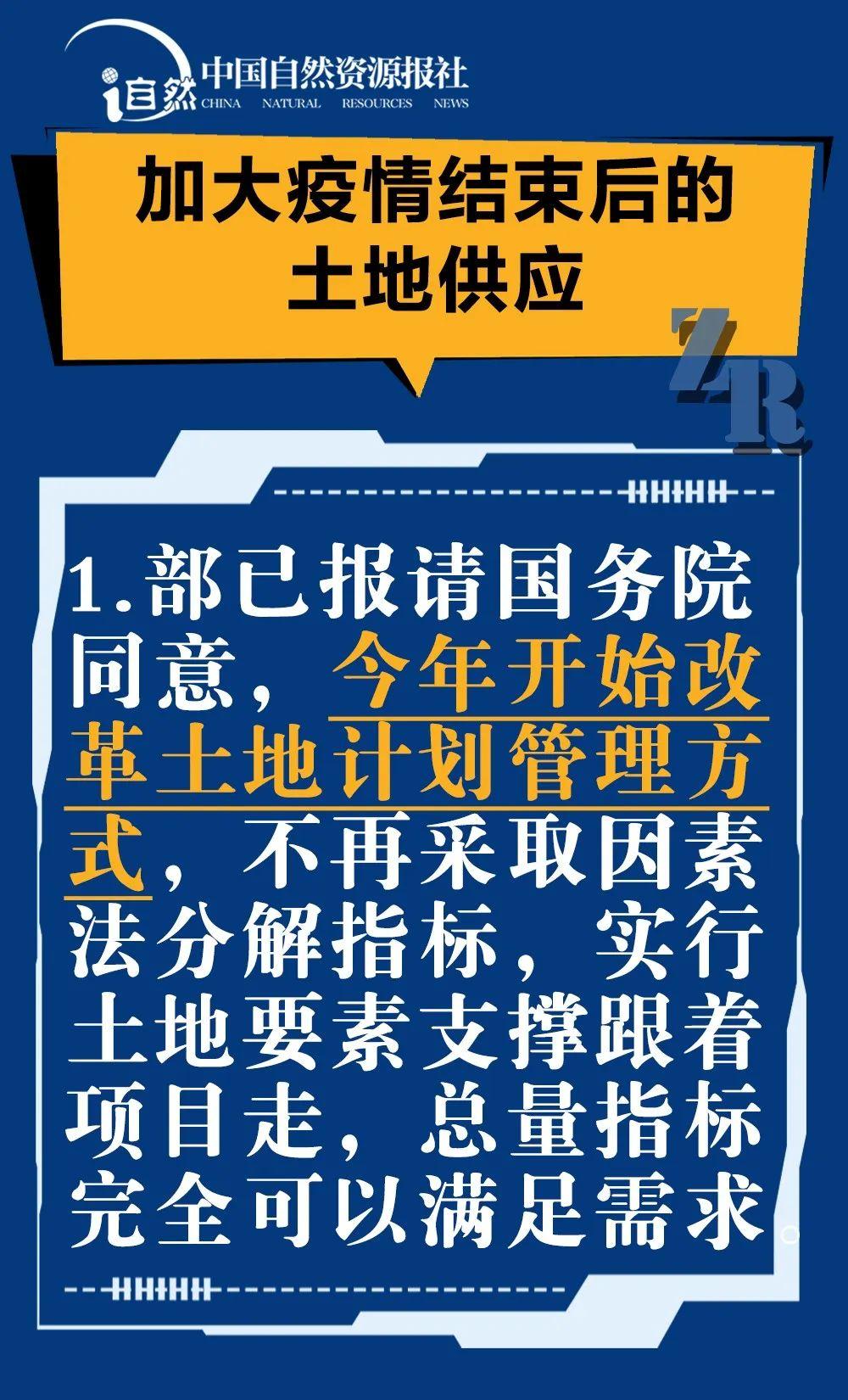 一图了解自然资源部2020年工作重点