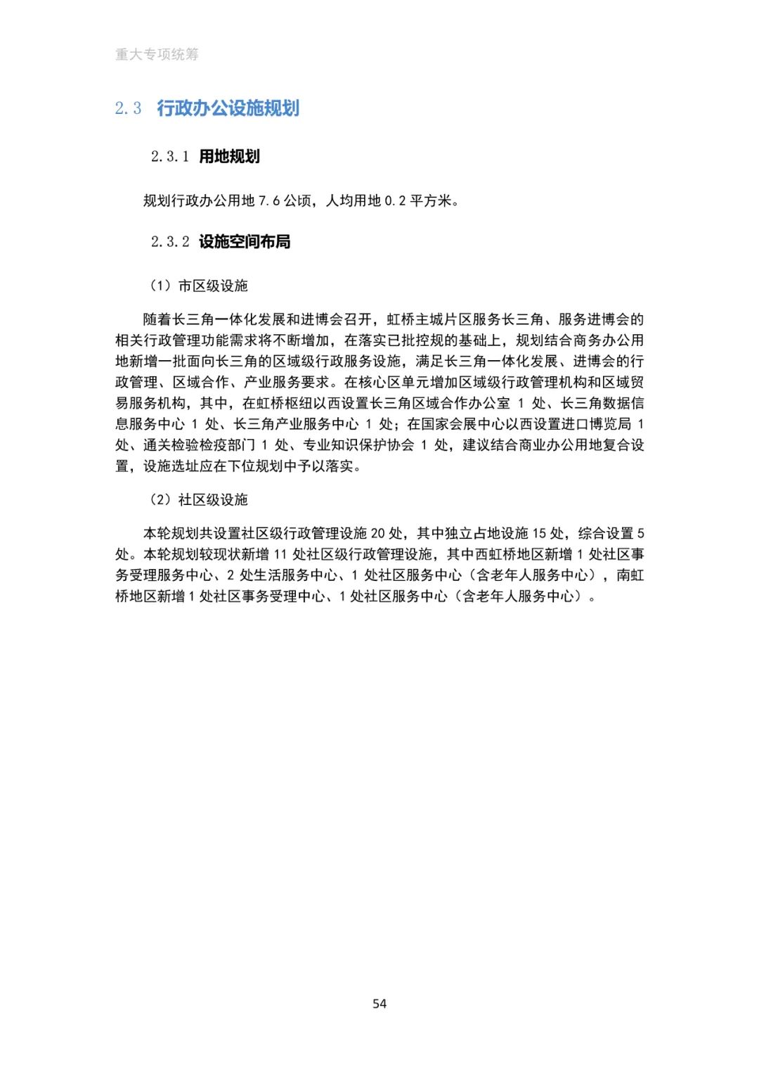「新·速递」上海市虹桥主城片区单元规划