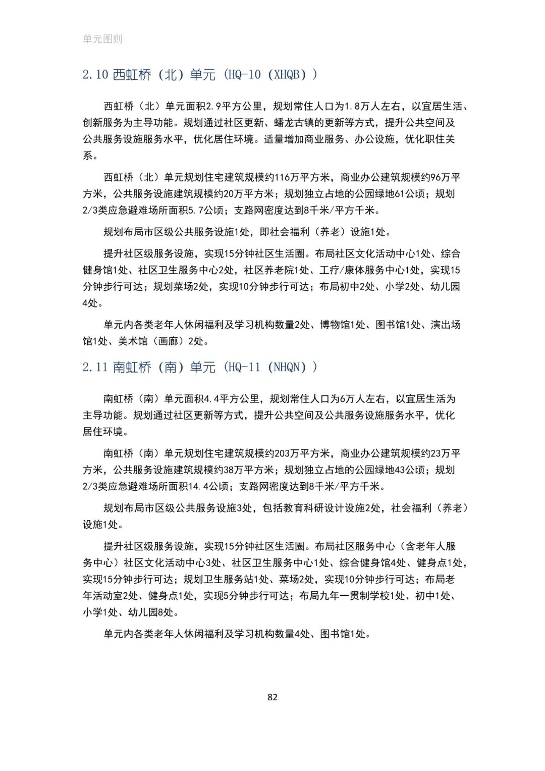 「新·速递」上海市虹桥主城片区单元规划