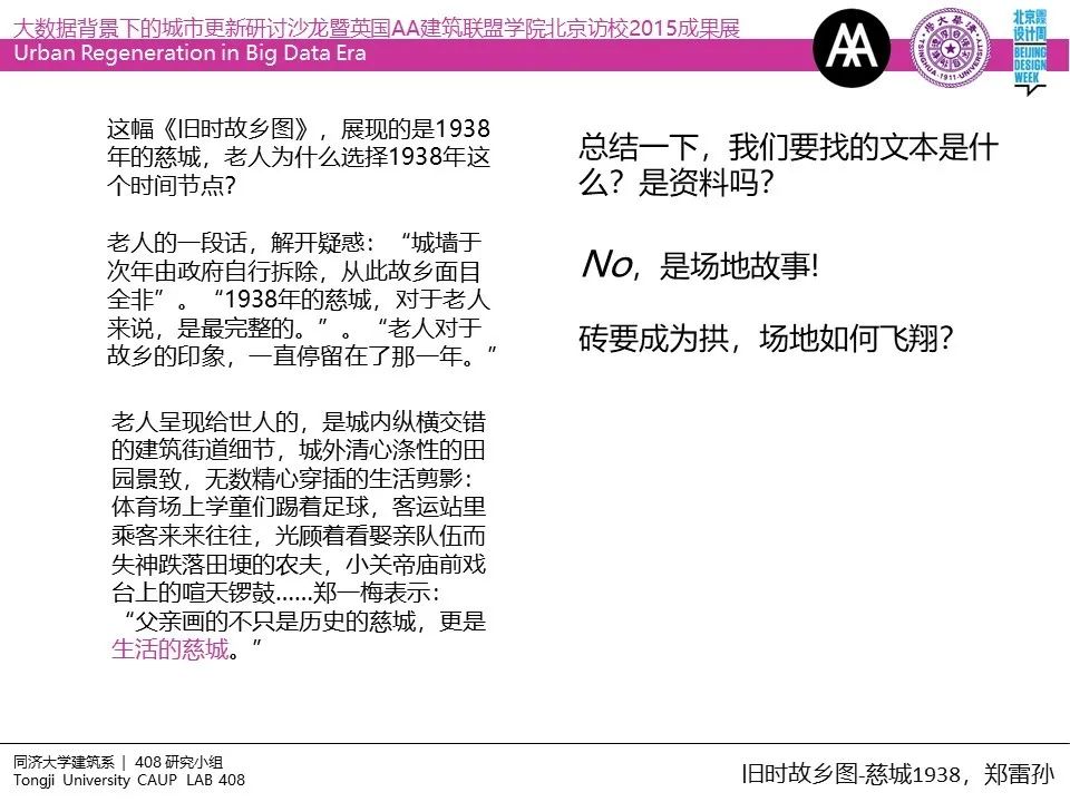 408研究小组 | 建筑设计中的非现场调研