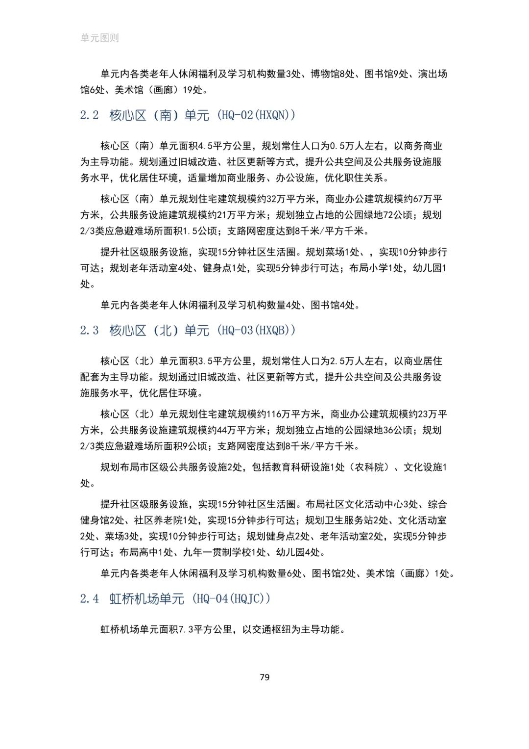 「新·速递」上海市虹桥主城片区单元规划