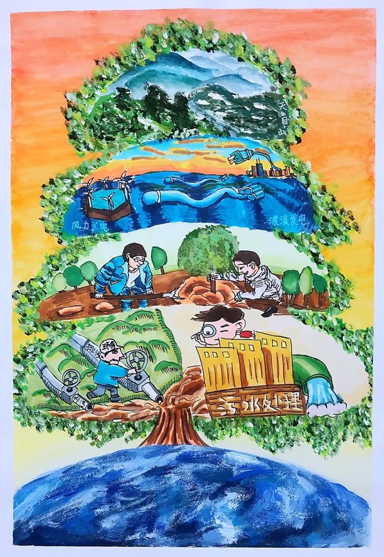 杭州市规划资源局纪念第51个“世界地球日”儿童书画作品评比结果揭晓