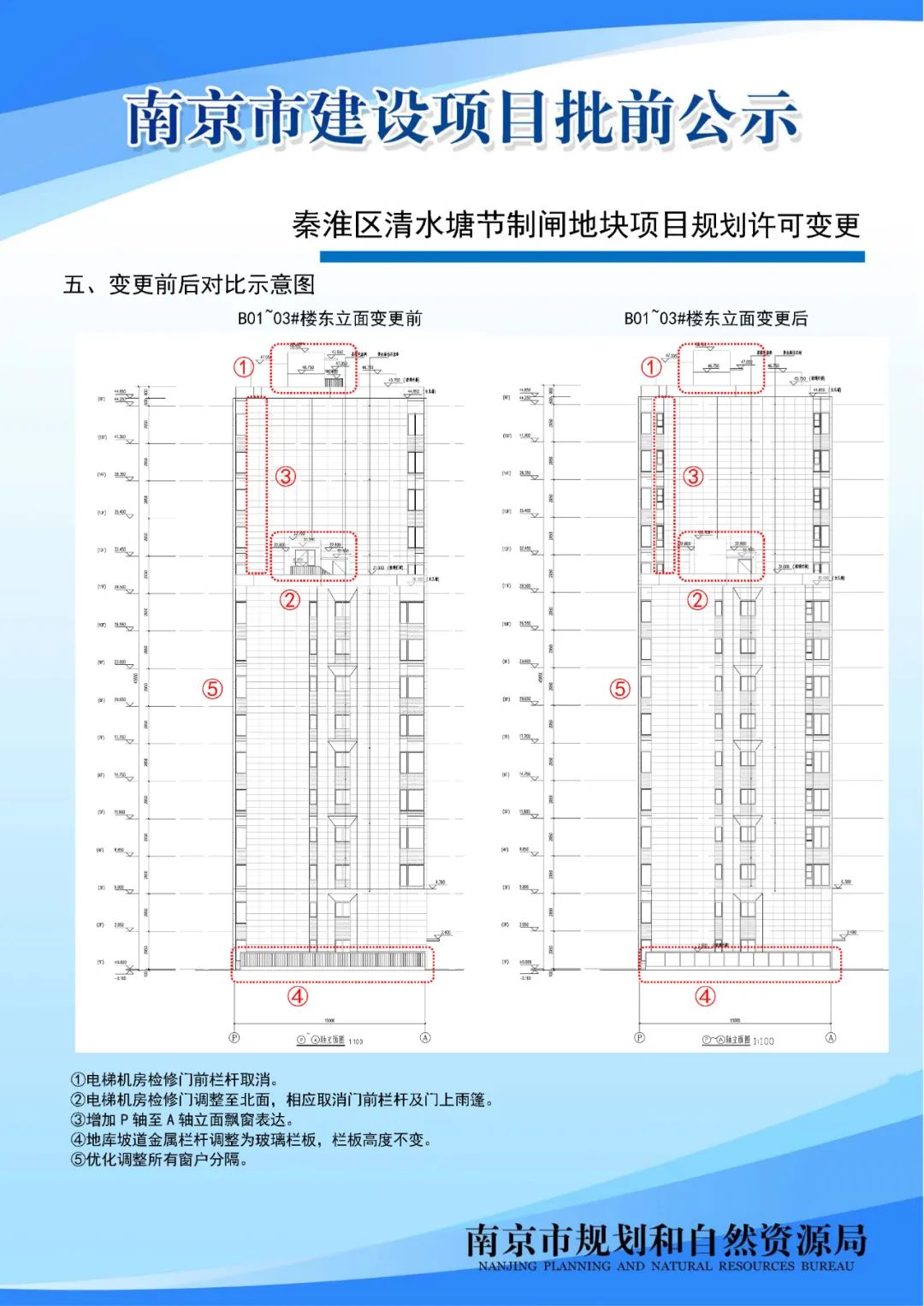 秦淮区清水塘节制闸地块项目规划许可变更批前公示