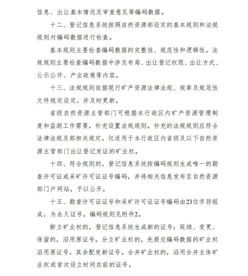 《矿业权登记信息管理办法》发布! 《矿业权登记信息管理办法》发布!