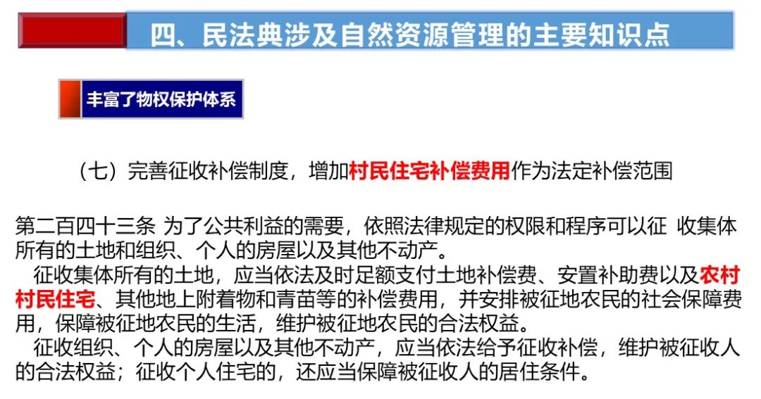 土地日︱民法典制订与自然资源管理