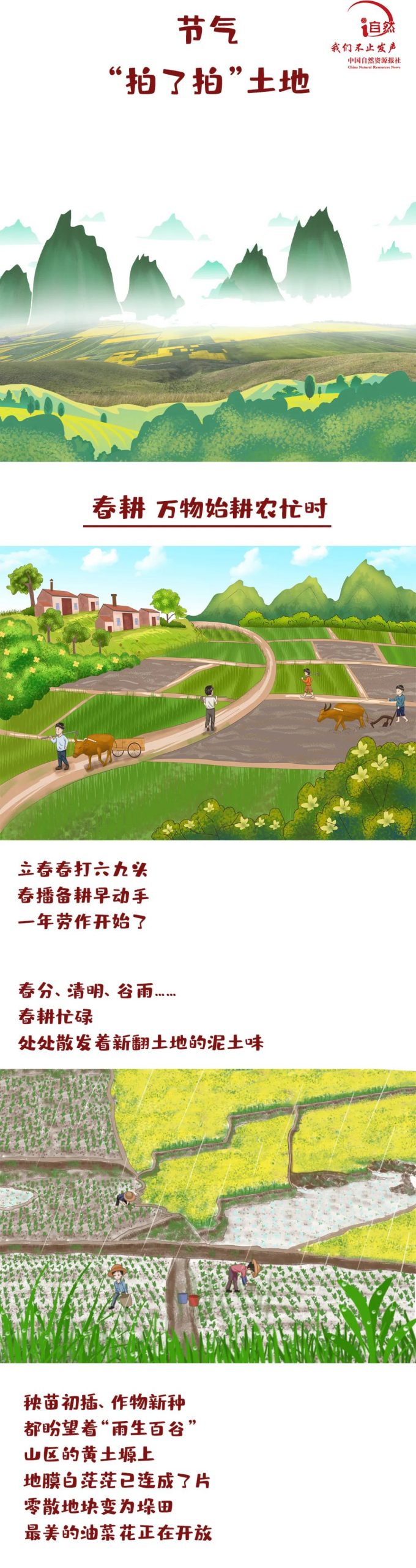 特别绘制 | 节气“拍了拍”土地