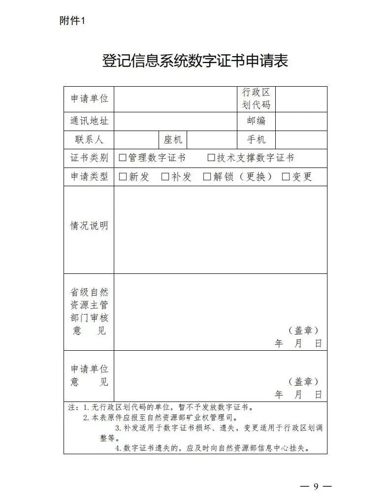 《矿业权登记信息管理办法》发布! 《矿业权登记信息管理办法》发布!