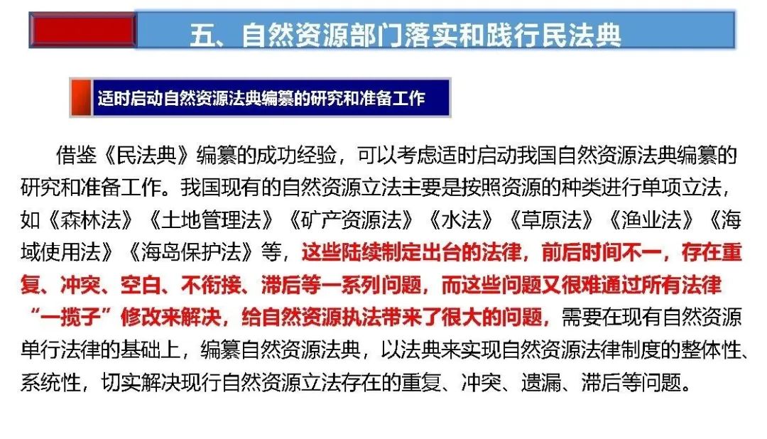 土地日︱民法典制订与自然资源管理